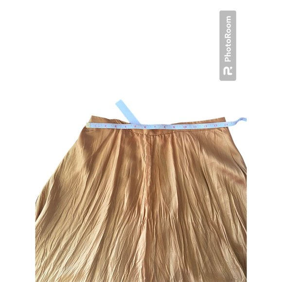 NWT 12th Street by Cynthia Vincent Gold Sparkle Skirt  Size 2 - Picture 3 of 11